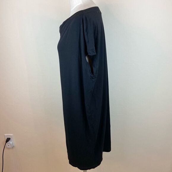 Eileen Fisher Short Sleeve Stretch Dress - Picture 4 of 6